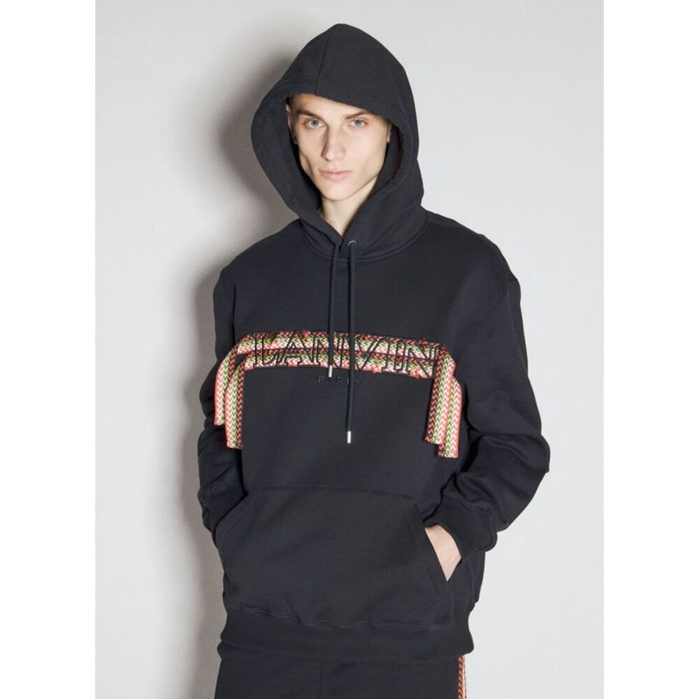 Lanvin Men Curblace Hooded Sweatshirt